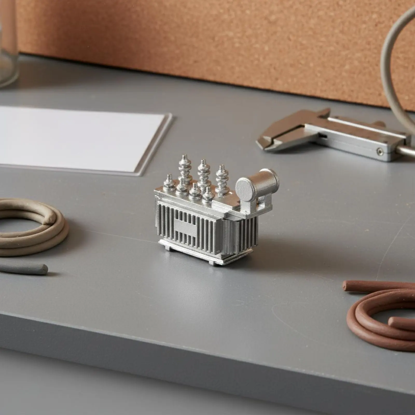 1:64 Scale Power Converter Model Highly Detailed Miniature Power Power Converter Miniature Substation Model Resin Material