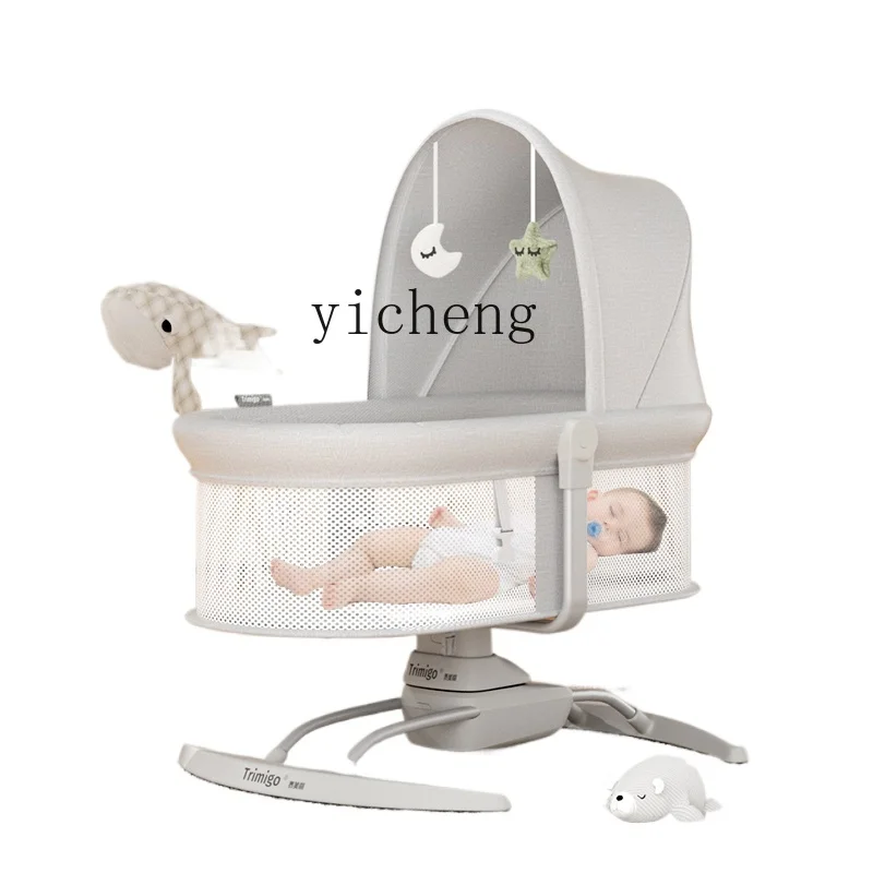 

Tqh Baby's Rocking Chair Baby Caring Fantstic Product Baby Electric Rocking Chair Newborn Gift Soothing Sleeping Bassinet