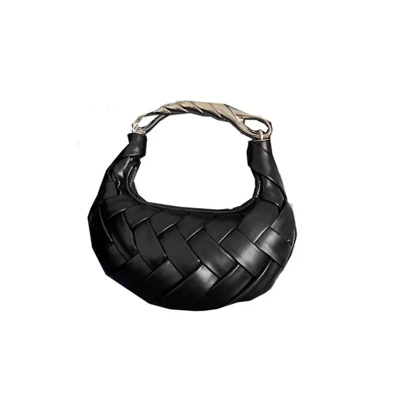 

Portable Woven Bag Women's New Versatile Light Luxury Niche Underarm Bag High Quality and High Appearance Level Dumpling Bag