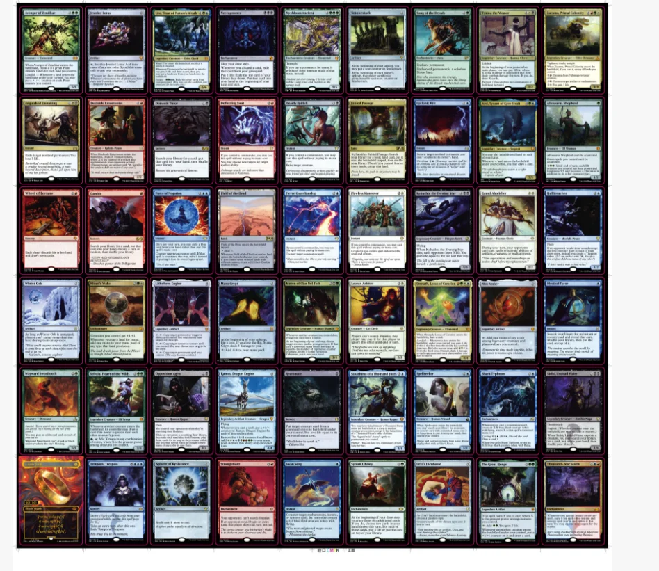 216枚 ブラックコア マジック：ザ・ギャザリング カード P9 デュアルランド フェッチランド ショックランド プロキシカード