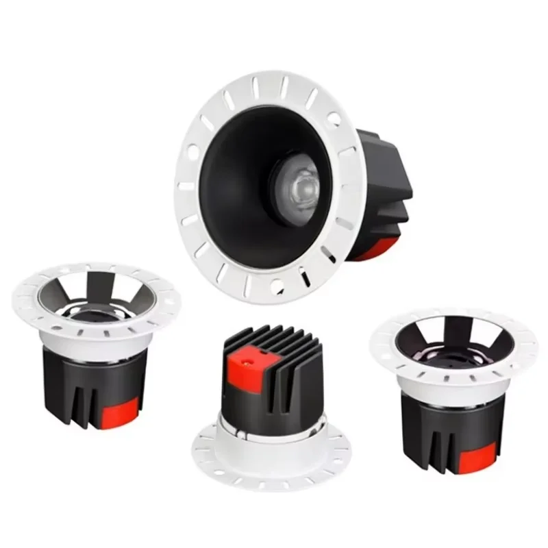 

Встраиваемый водонепроницаемый IP65 светодиодный светильник COB 5 Вт 7 Вт 10 Вт 12 Вт 15 Вт 18 Вт 24 Вт антибликовый настенный прожектор для мытья ванной комнаты