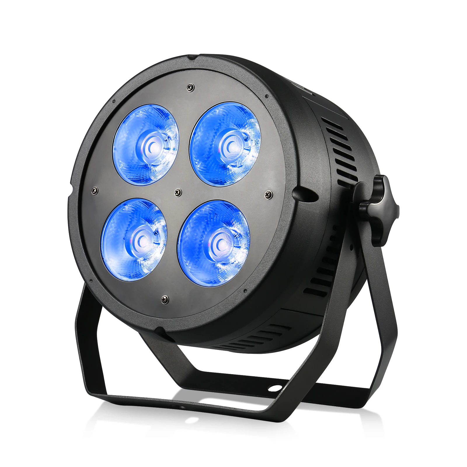 U'King 200W LED COB Par Light 3IN1 4 Eyes COB Lamp 4x50W RGB Blinder Lighting DMX Stage Lighting for Wedding Party Bar DJ Disco