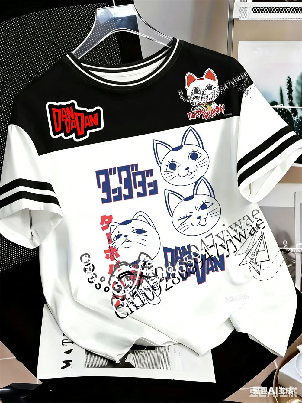 Dandadan Turbo Granny Takakura Ken Ayase Momo 3D-gedrucktes Kurzarm-Anime-Fan-T-Shirt Y2k Streetwear Sommer Erwachsenen- und Kinder-T-Shirt – Detail 10