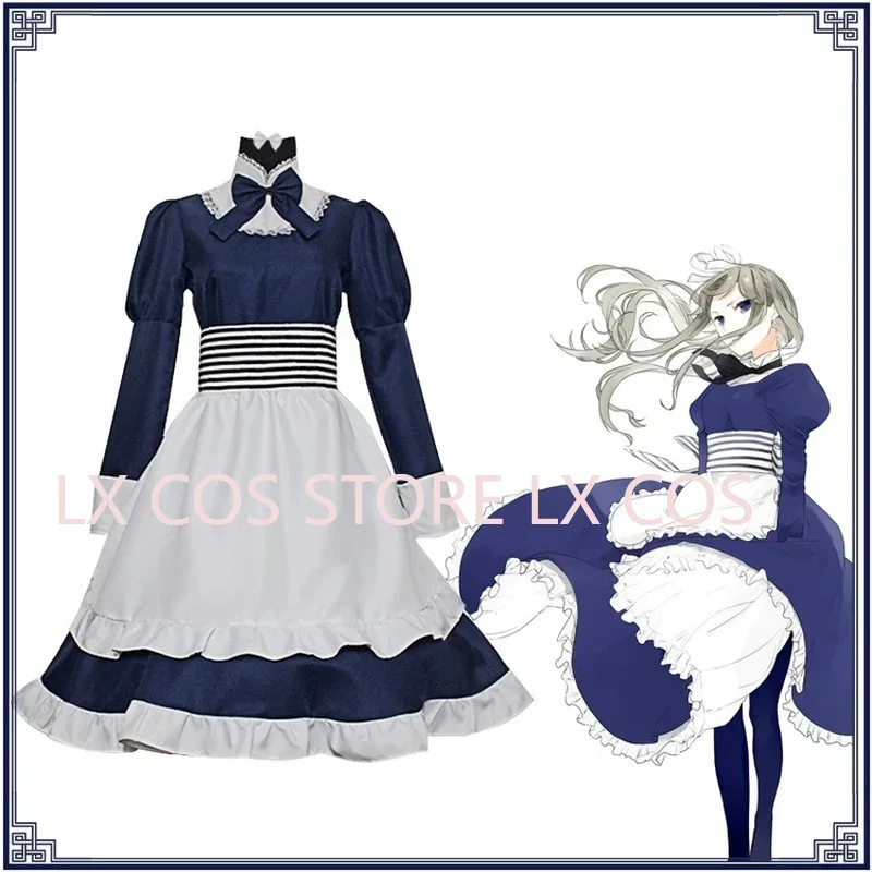 Nataliya Arlovskaya Cosplay Costumes Dress Anime Axis Powers Hetalia Cosplay Costume Belarus Set Halloween Maid Dress apron