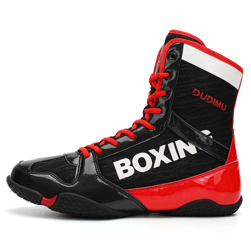 Alta Qualidade Sapatos Wrestling Durável Boxe Sneakers Proteção Pé Wrestling Shoes Men\'s Professional Fighting Shoes