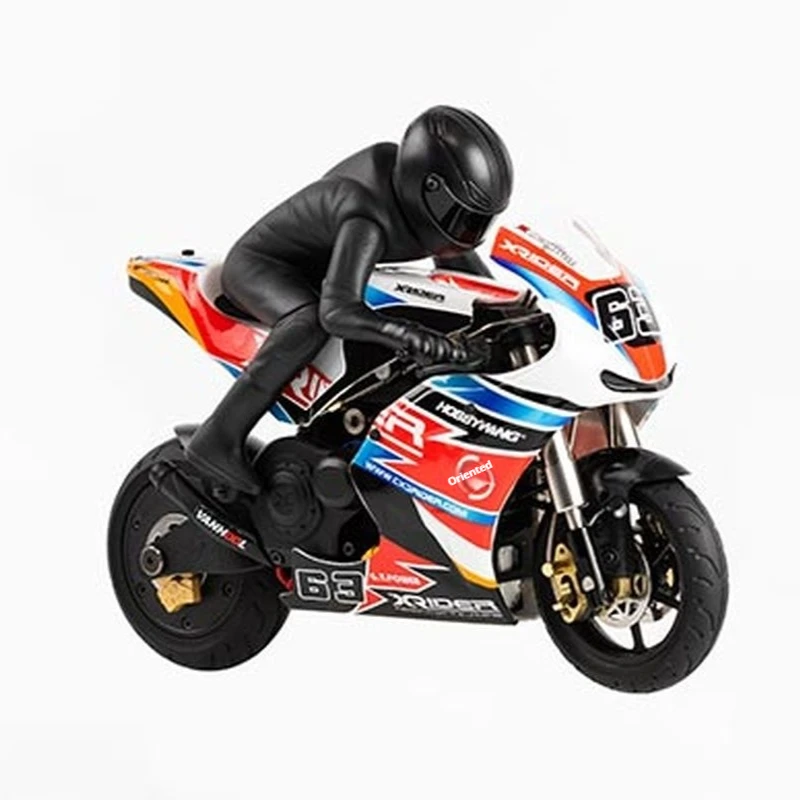 X-Rider 1/10 Bilancia di Controllo Remoto GP Moto CX3-EVO Brushless Giroscopio Ad Alta Velocità Violento Modello Giocattolo RC Moto