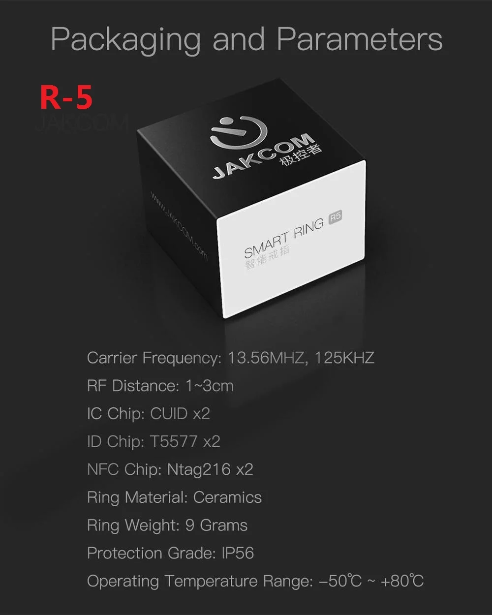 NEW Jakcom R5 R4 Waterproof Smart Ring App Enabled Wearable Technology Magic Ring For iOS Android Windows NFC Smartphones