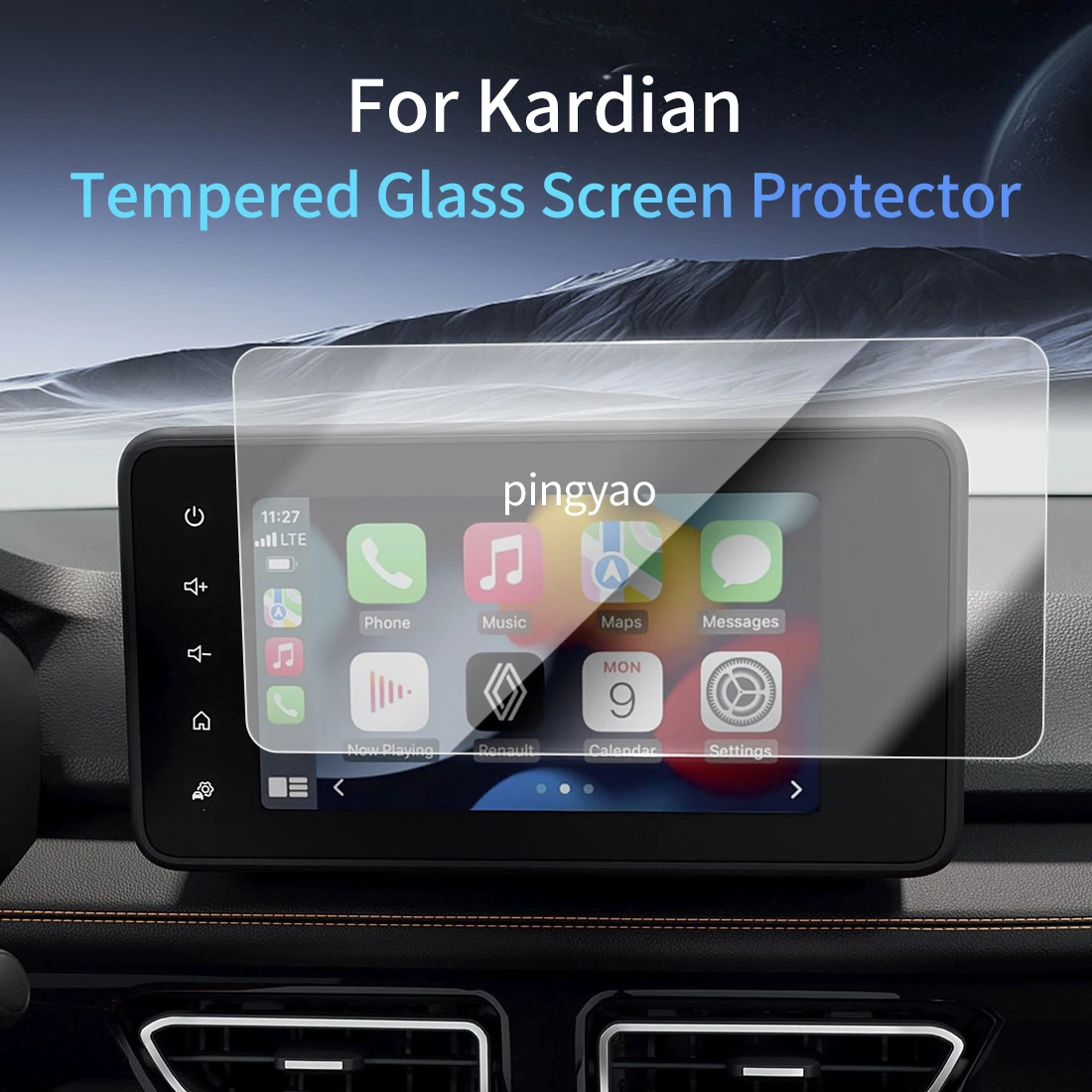 

Car Sticker Screen Protector Navigation Display Tempered Glass Protective Film Car Vehicle For25 Renault Kardian