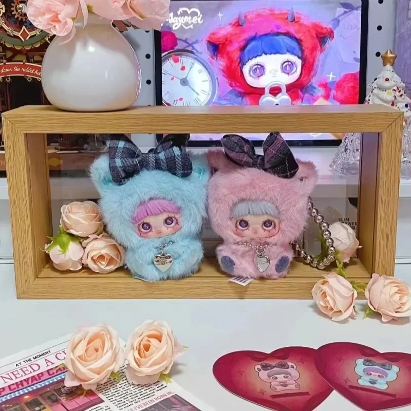 ตุ๊กตาวินิลน่ารักแบบสุ่มลายใหม่จาก Maymei Endless Love Series ของตกแต่งจี้ห้อยคอ ของสะสม ของขวัญวันวาเลนไทน์รุ่นลิมิเต็ด