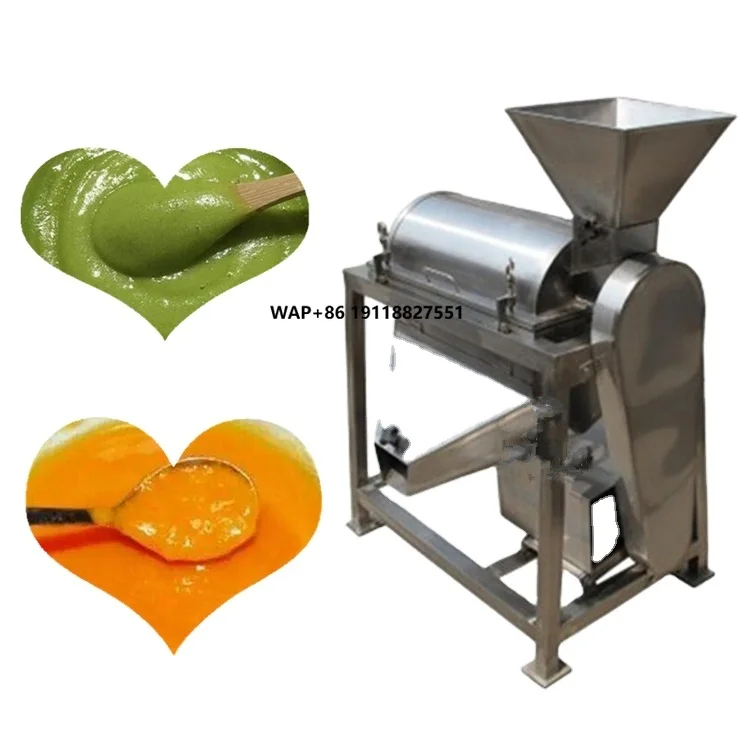 Máquina Industrial para Despulpar Mango, Eliminar Semillas, Cortar, Exprimir y Extraer Jugo de Fruta