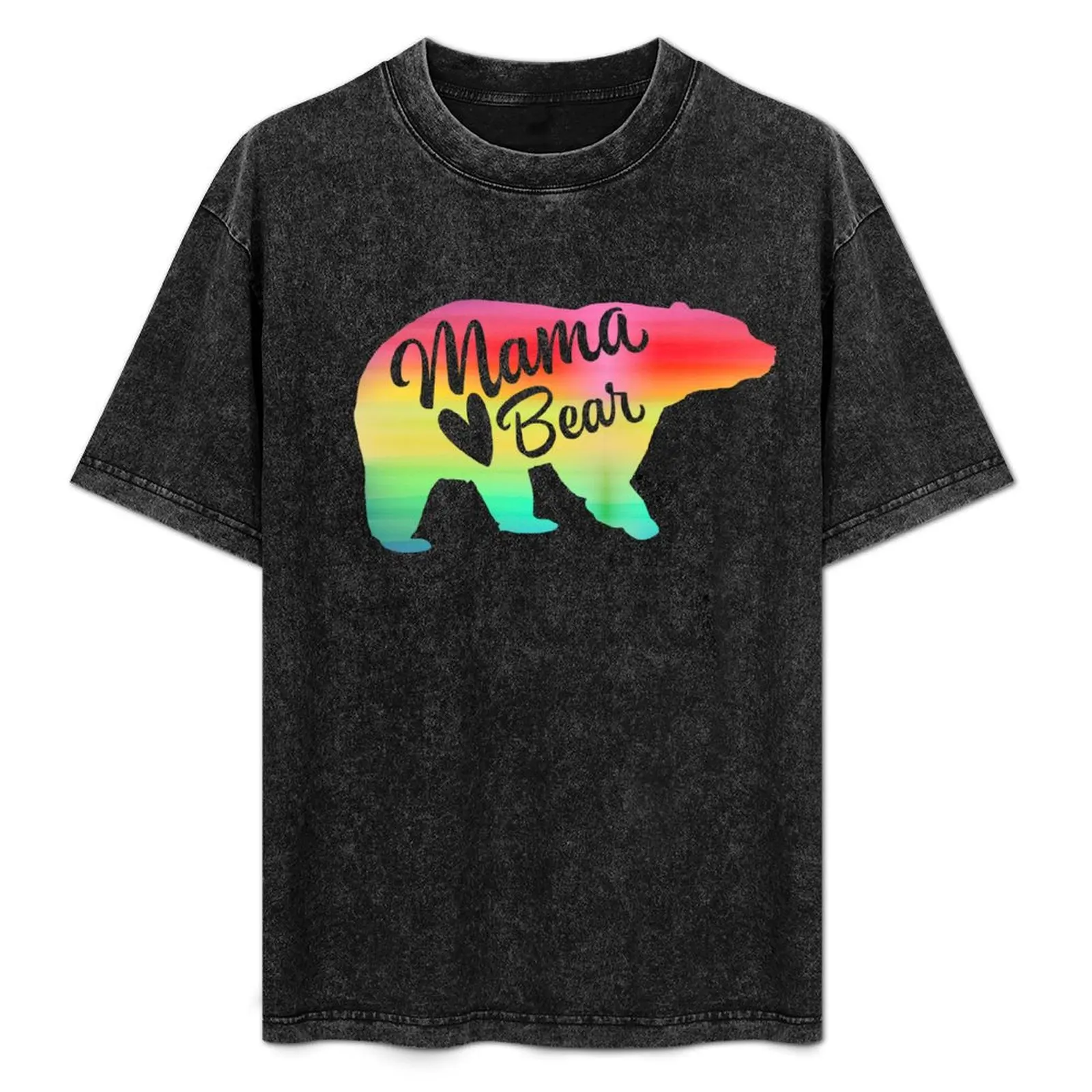 

Mama Bear LGBT Shirt T-Shirt Casual Street Style Short Sleeve Tee