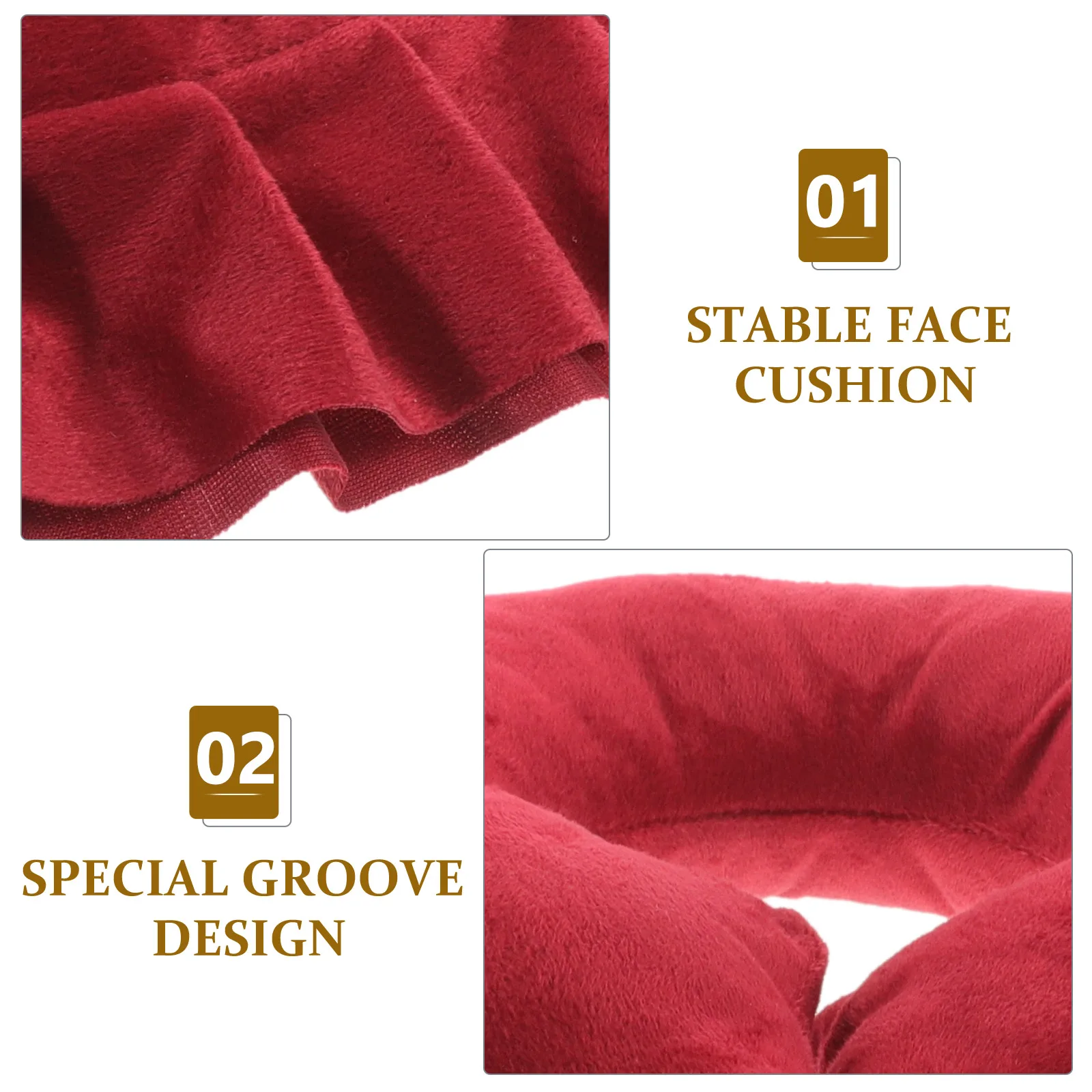 

Stable Face Massage Salon Spa Cradle Cushion Relax Pillow For Beauty Massage Table Durable Skin-Friendly Pillow For Home Salon
