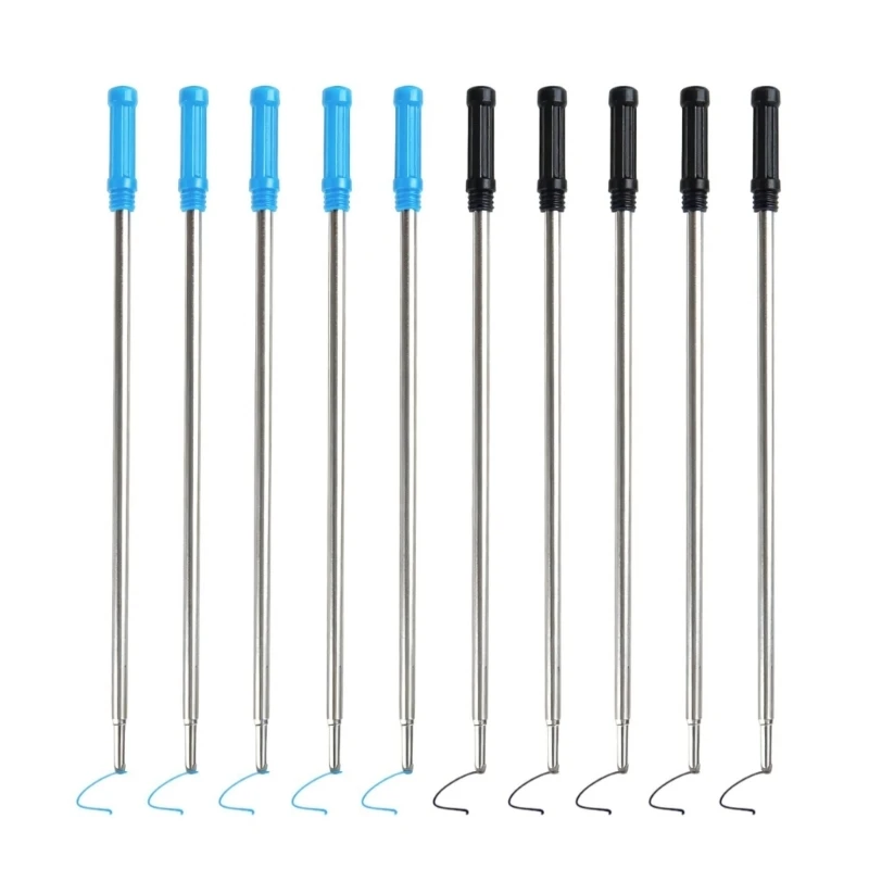 10Pcs Metal 1mm Point Pen Refills Ballpoint Pen Refills Ball Points Pens Refills