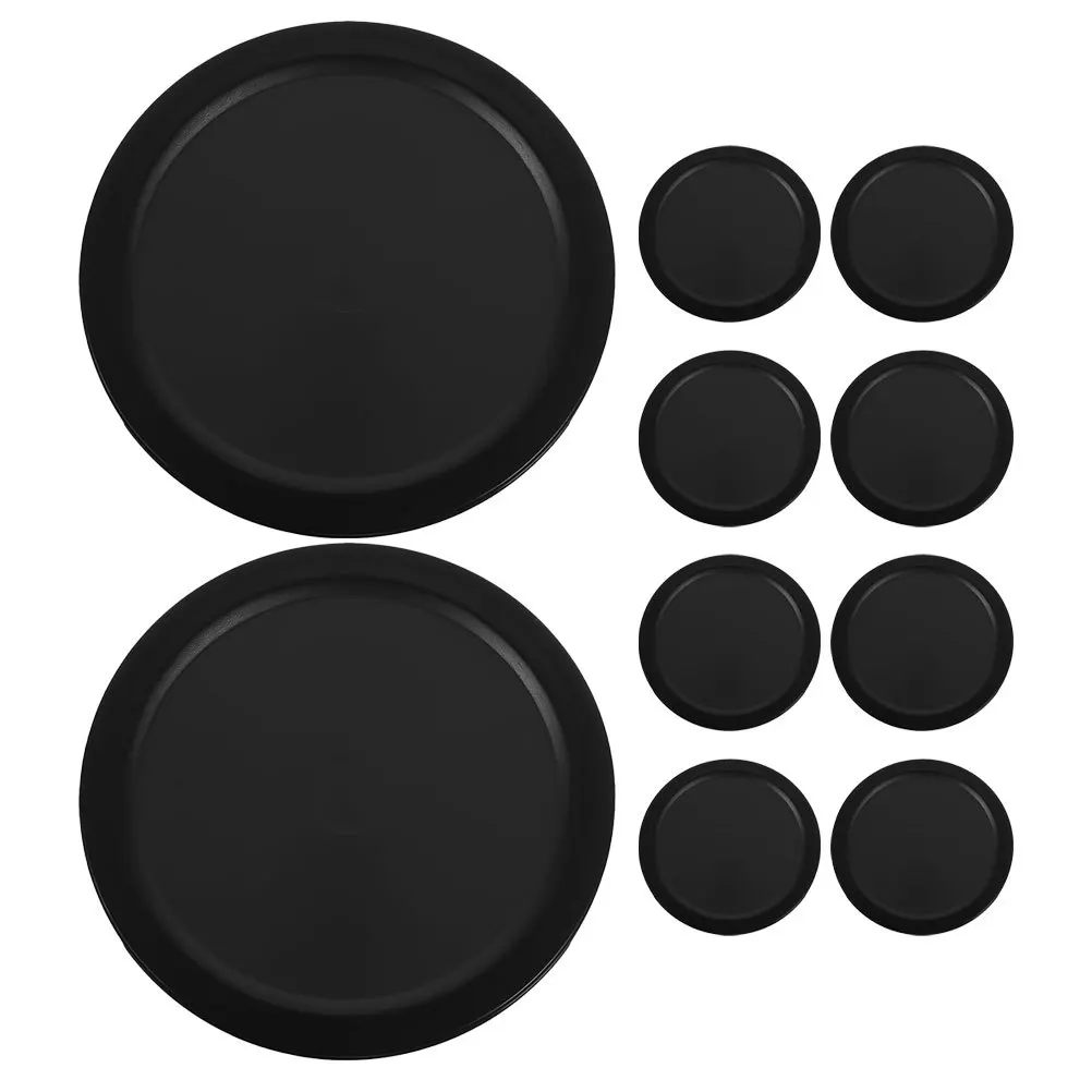 

10Pcs Ice Hockey Pucks Durable Replacement Pieces for Small Tabletop Games Elegant Design Game Accessories Ice Hockey