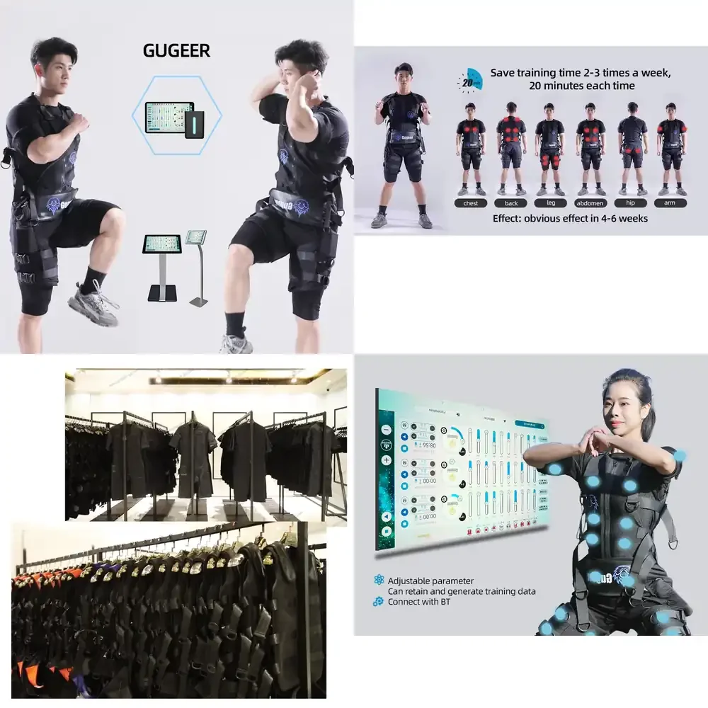 

Wholesale Smart Ems Silicone Full Body Wireless Ems Trainer Training Fitness Suit Ems Training Suit