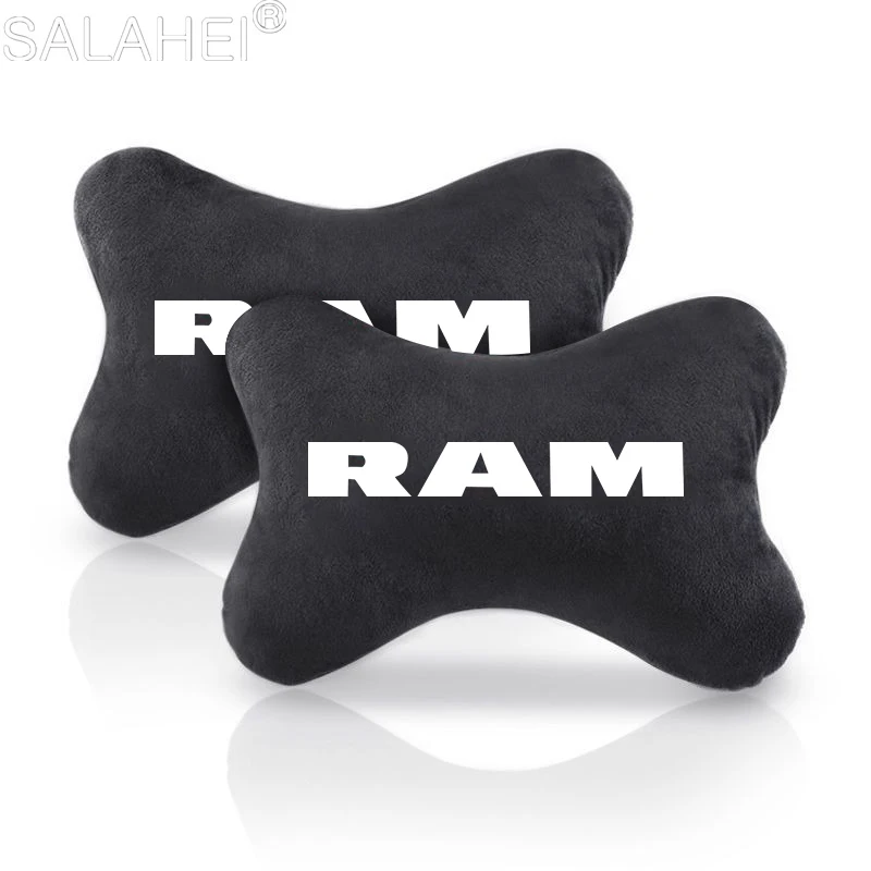 موضة سيارة قابل للتعديل رئيس وسادة للرقبة زوج من حزام الأمان حماية منصات الكتف ل دودج رام SRT XRT 3500 2500 1500