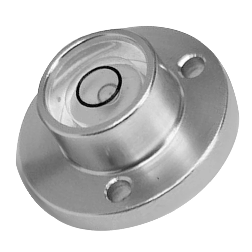 Mini Waterpas Draagbare Leveler Tool Roestvrij Ronde Kleine Camper Waterpas Meetinstrument Voor Rv