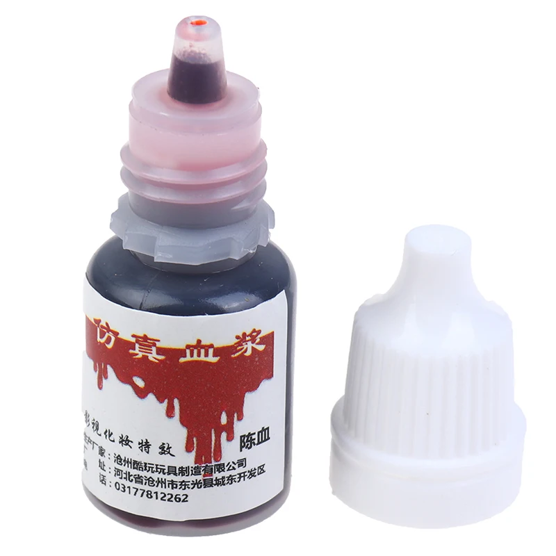 5ml Hematopoietic Props Holiday Party Supplies Fake Blood Halloween Cos Simulation Of Human Vampire Human Teeth