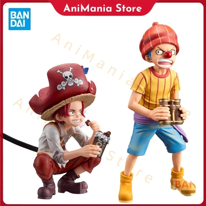 

BANDAI Original Banpresto Shanks Buggy DXF One Piece Vol.1-2 The Red Hair Childhood of Shanks PVC Action Figure for Toy Gifts