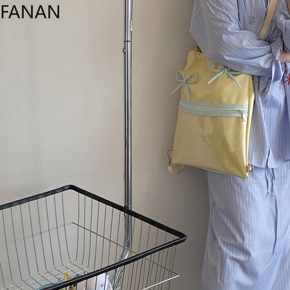 حقيبة ظهر حلوة برباط Kawaii Itabag لحقائب اليد الكبيرة والحقائب المدرسية للفتيات حقيبة كتف على شكل فيونكة JK حقيبة كروسبودي