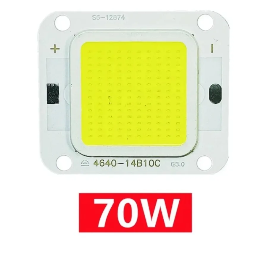 HHlzyh ชิป LED 10W 20W 40W 50W 60W 70W สำหรับสปอตไลท์หลอดไฟไดโอด LED ไฟติดเพดาน