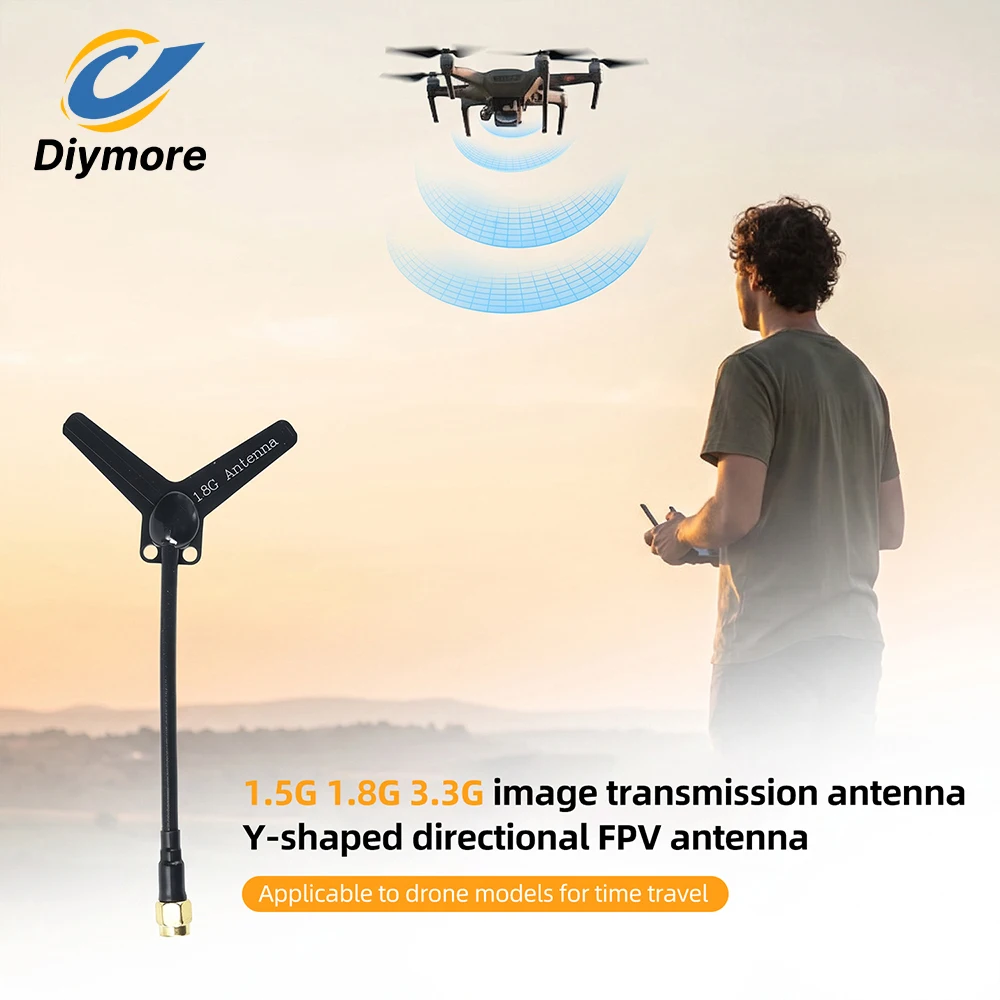FPV Antenna 1.5G 1.8G 3.3G Tri - Drone Racing Transmitter recension och pris