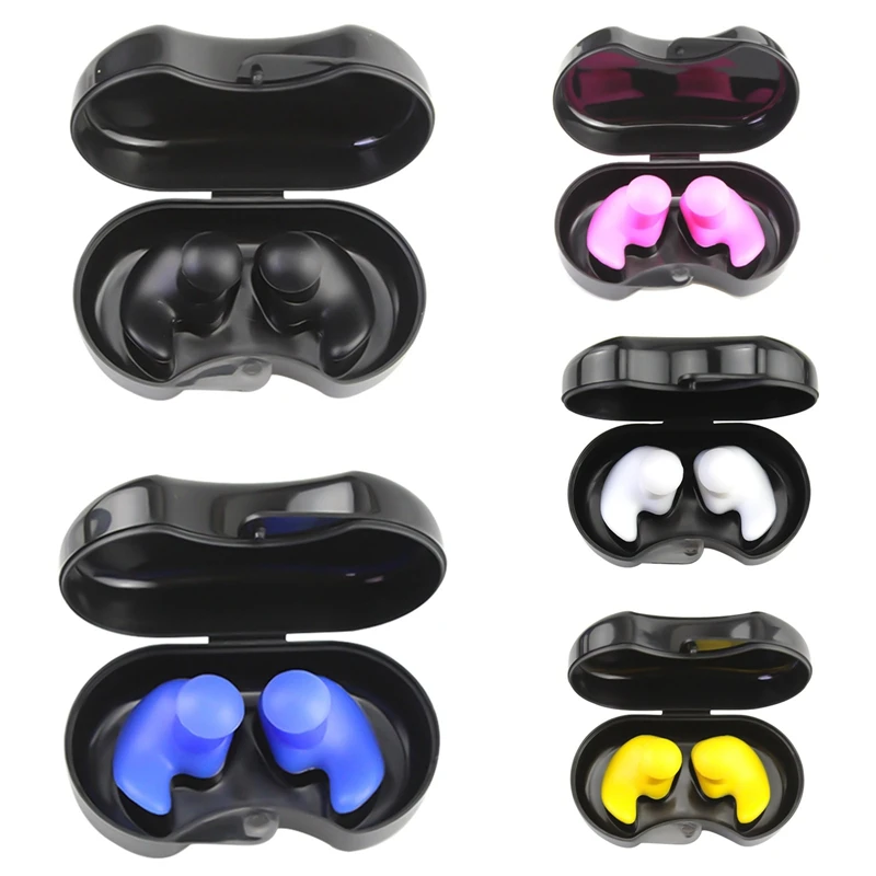 

1 Pair Surfing Swimming Earplugs Waterproof Nose Clips Soft Silicone Ear Plugs Swimmer Diving Ears Protector Water Insulation