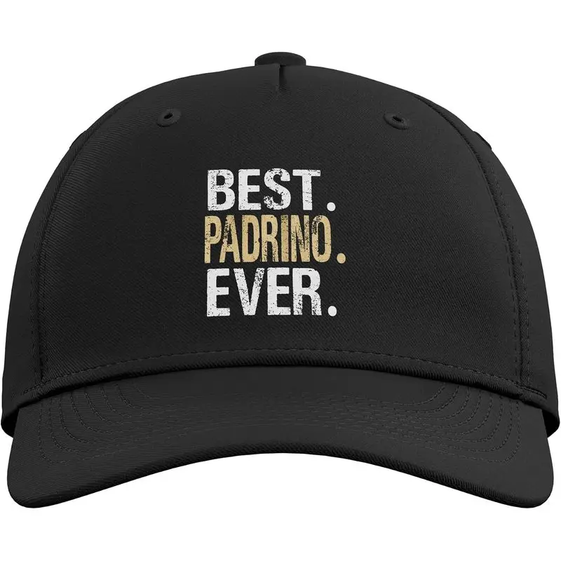 Best Padrino Ever Mexican Mexico Spain Spanish Godfather Adjustable Baseball Hat