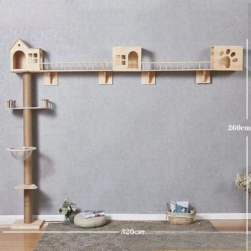 cat climbing frame cat fence Space capsule Toy sky ladder corridor