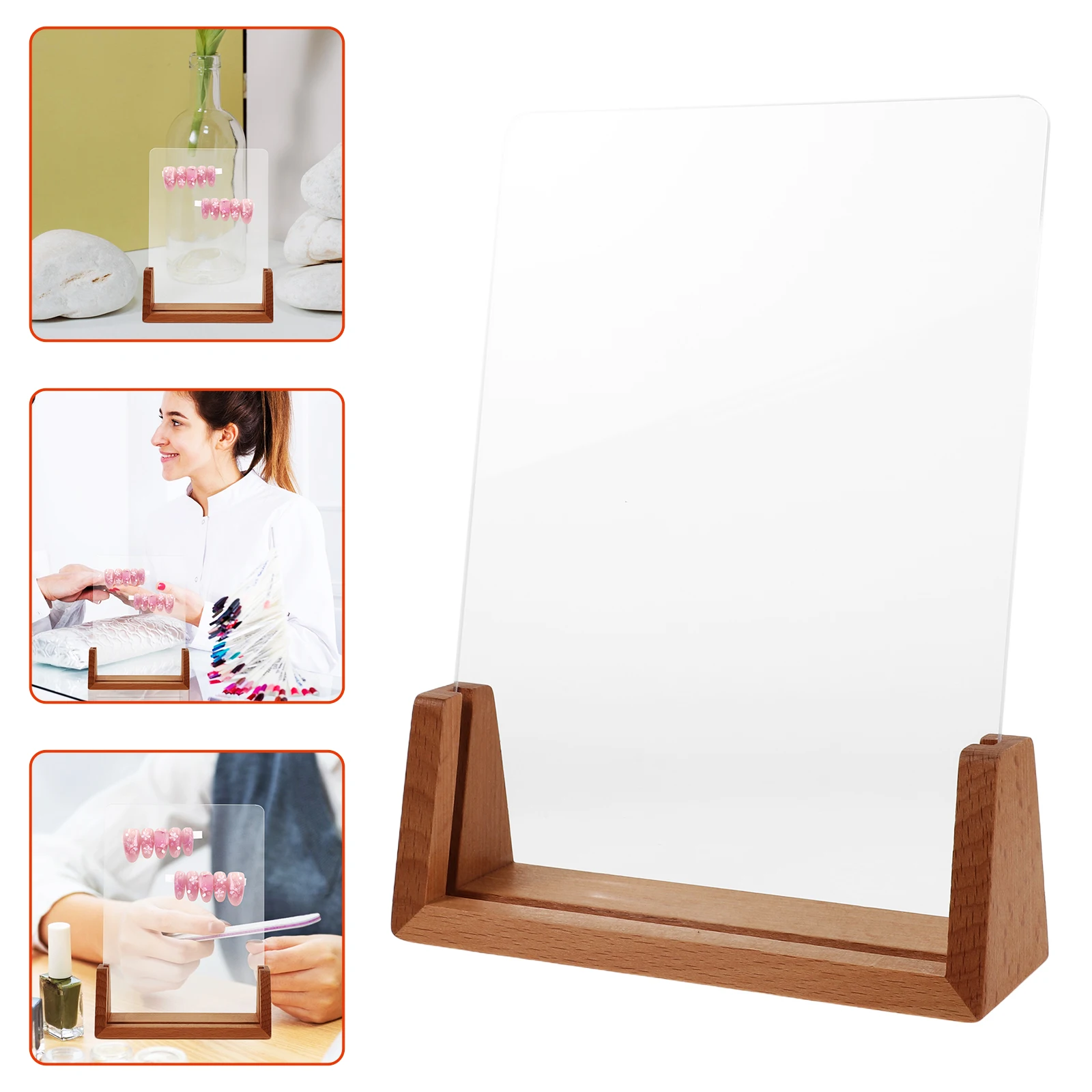

Acrylic Display Board False Tips Sample Holder Color Practice Durable Wall Mount Earring Organizer Jewelry Storage Rack Art