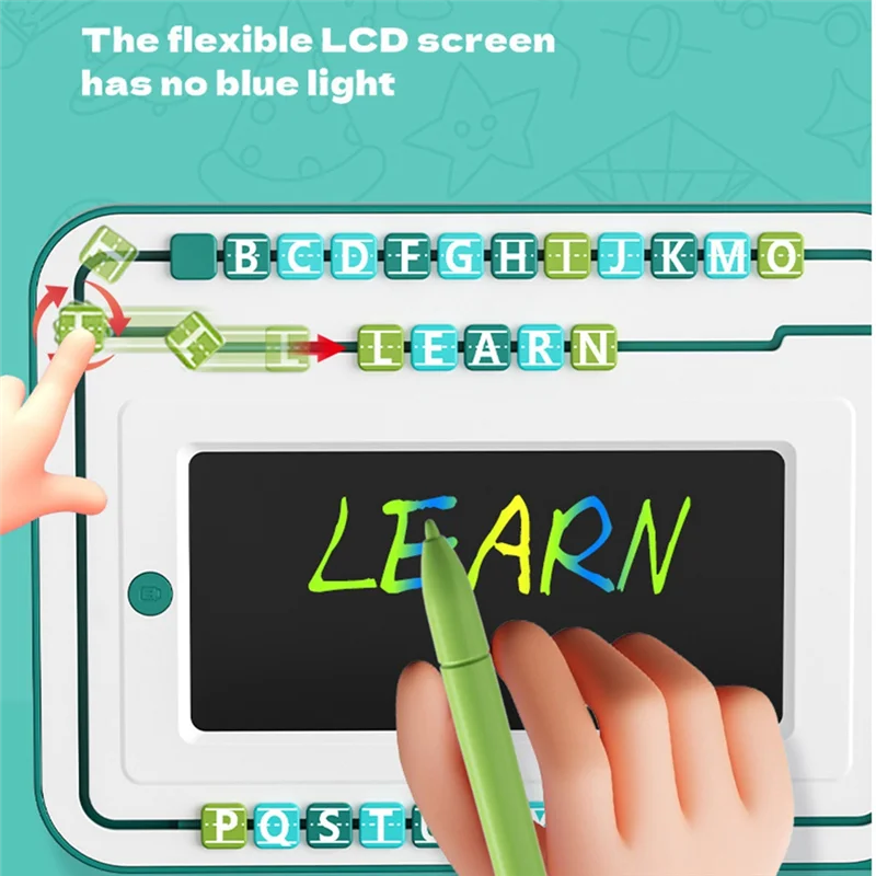 ABTS-3 In 1 Multifunctional Drawing Board Russian Square Set For Kids Erasable Graffiti Board For Learning & Creativity