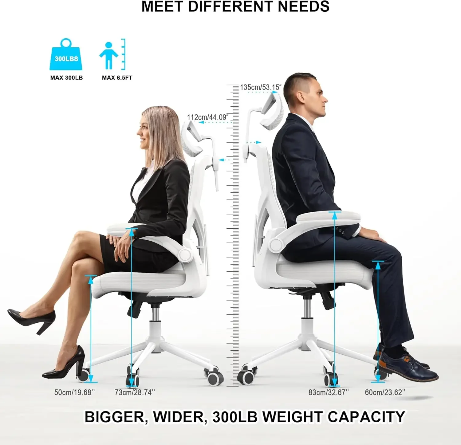 [Free Shipping, New Arrival!]Home Office Chair, Ergonomic Comfy Desk Chair, High Back Computer Chair- Adjustable Headrest with F