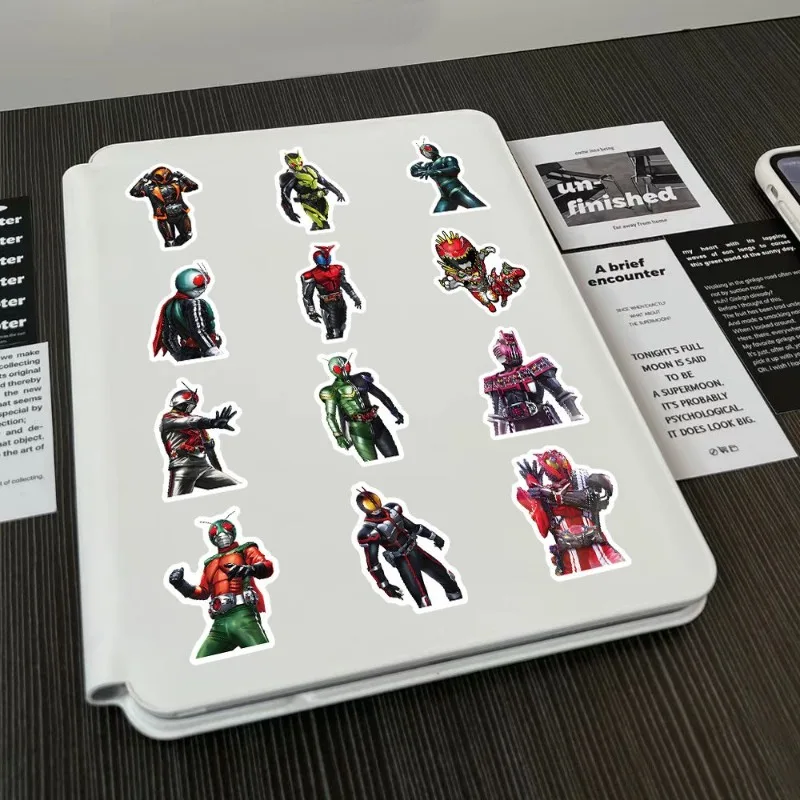 103Pcs Kamen Rider Ins Aesthetic Cute Cartoon Stickers Waterproof DIY Anime Merch Decals for Notebook Laptop  Desktop Decoration view 5