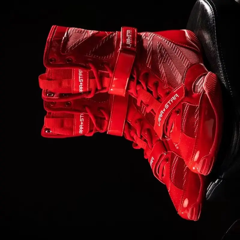 

Classic Brand Wrestling Boots for Men Black White Boxing Shoes Mens Designer Fighting Shoes Competition Sport Gym Training Shoe