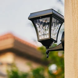 Outdoor Solar LED Spotlights Waterproof Garden Led Headlight With Solar Panel Villa Balcony Street Entrance Solar Lighting