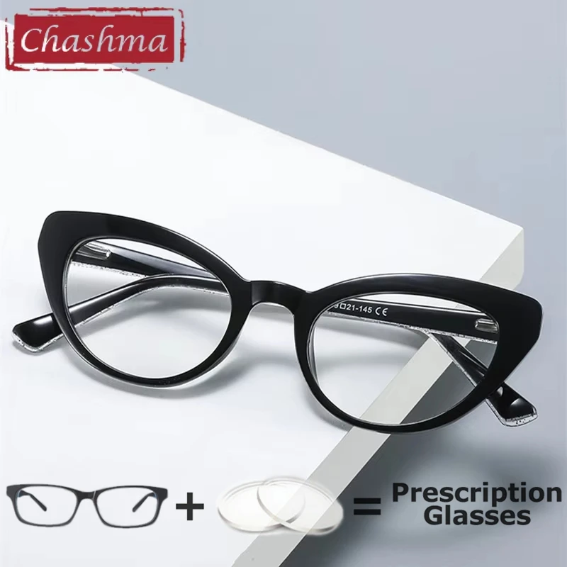 

Female TR90 Glasses Prescription Lenses Myopia Degree Fashion Sunglasses Optical Recipe Reading Glasses Cat Eye Eyeglasses