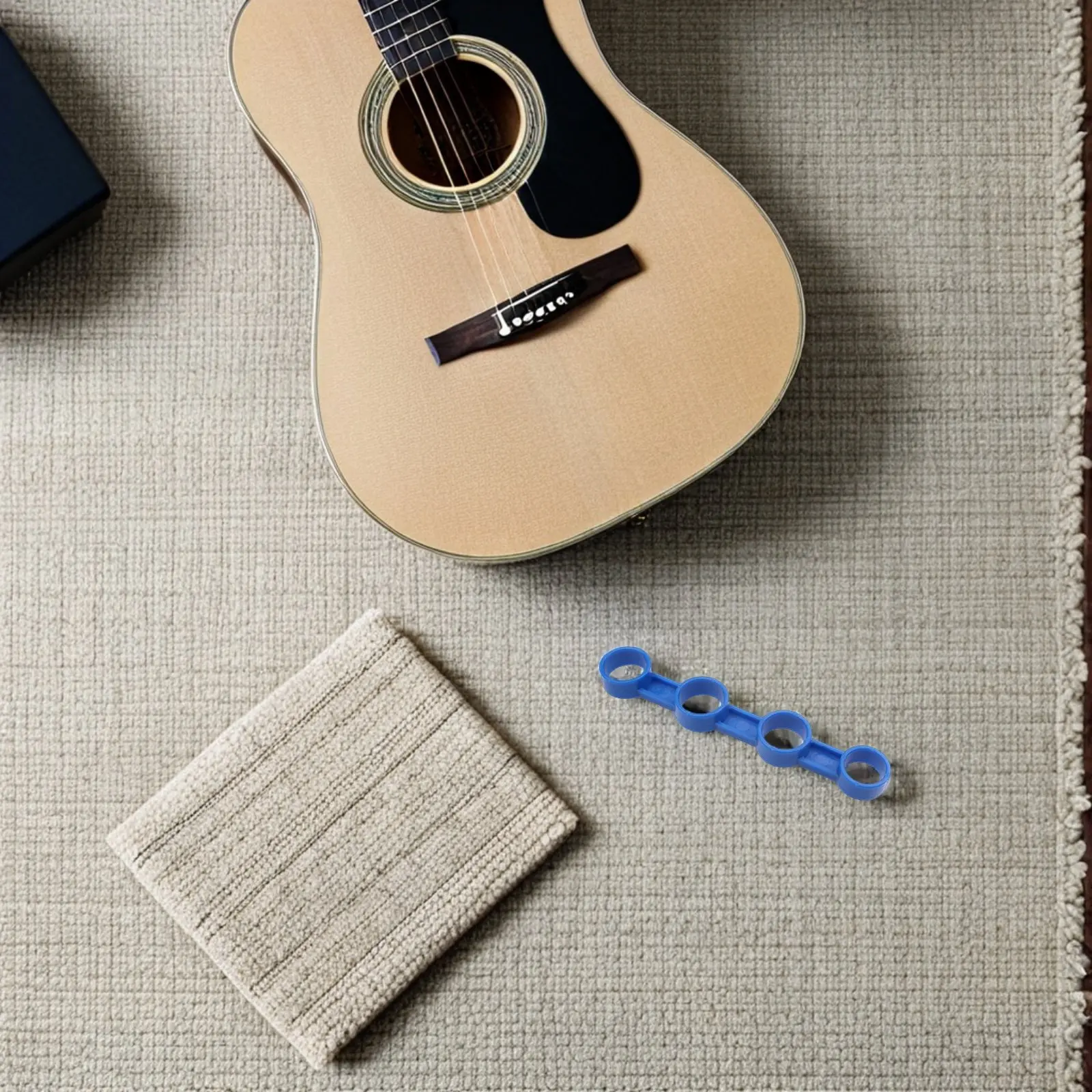 Guitar Finger Expander Tool High Toughness Elastic Smooth Surface Portable Finger Flexibility Trainer for Beginners Piano