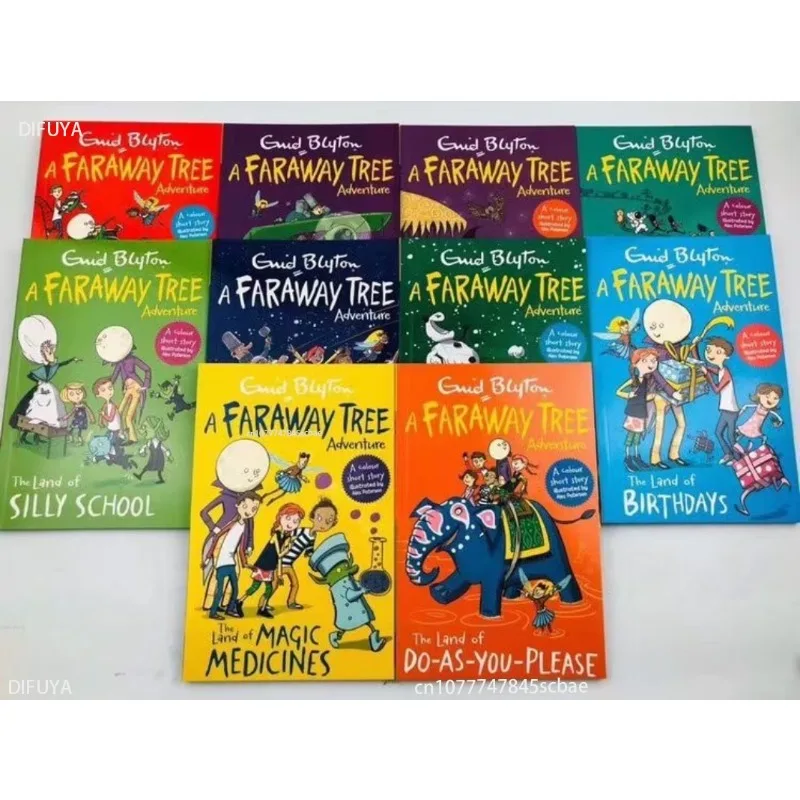 

10 Books/Set Enid Blyton A Faraway Tree Adventure Children's English Story Novel Fiction Kids Education Reading Comic DIFUYA