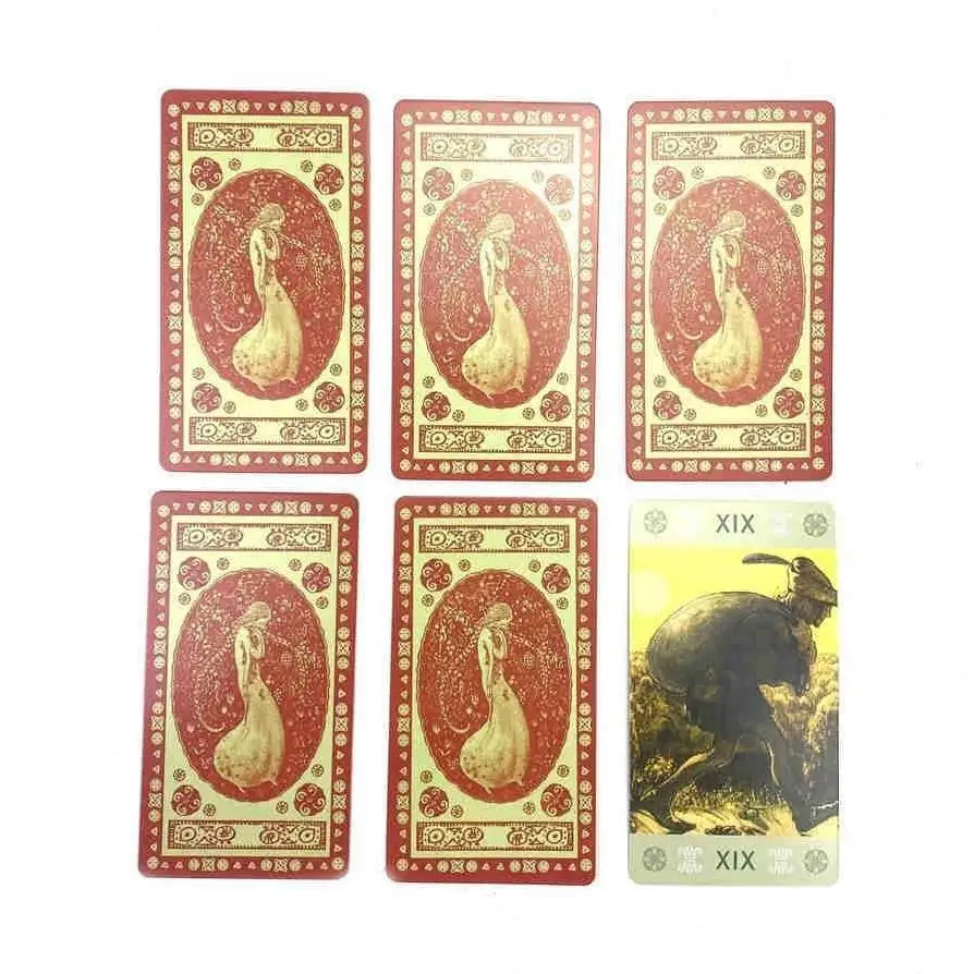 Bauer Tarot Cards A 78 Oracle English Visions Divination Edition Borad Playing Games 11x6cm