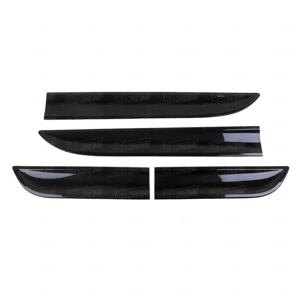 For Porsche Macan 2014-2016 Carbon Fiber Car Side Blade Styling Side Door Panel Trims