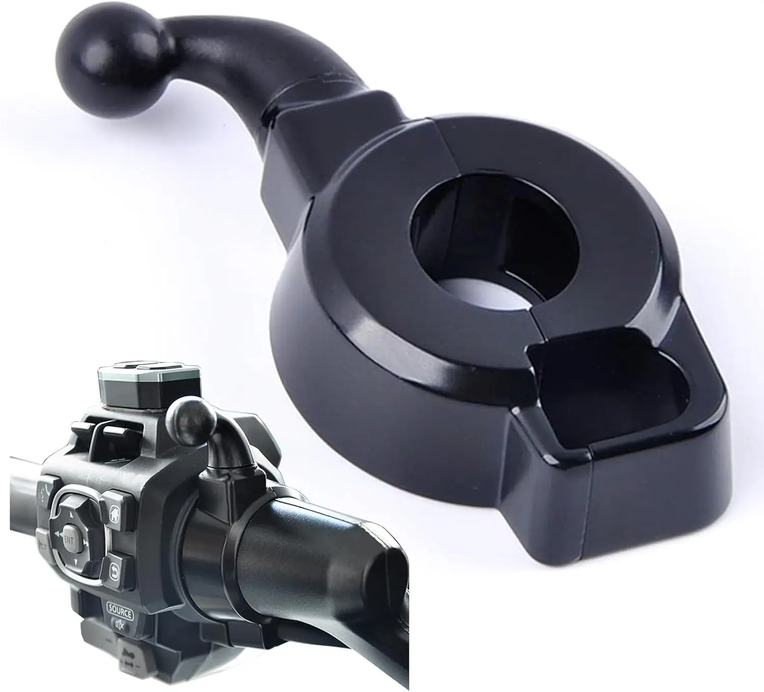 

PANICAL Motorcycle for Honda Goldwing GL1800 F6B DCT 2018-2025 Left Handlebar Joint Bracket Compatible with Phone and Cup Holder