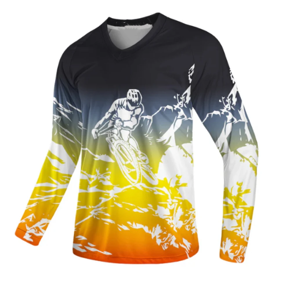 

2025motorcycle jersey clothes mtb shirt enduro Motocross Jerseys Off Road Bike downhill Jersey cycling t-shirt sportswear