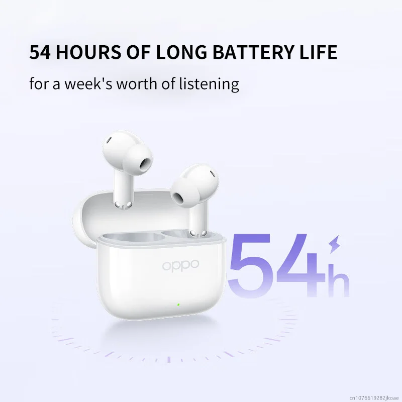 سماعات OPPO Enco R4 سماعة لاسلكية تعمل بالبلوتوث 5.4 داخل الأذن سماعات AAC/SBC AI للحد من الضوضاء سماعة موسيقى ستيريو HiFi 560 مللي أمبير في الساعة