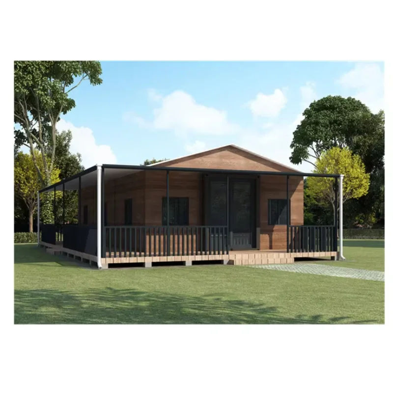 Easy To Install Prefab Modular Home Prefabricated Two Room One Hall Mobile Portable Expandable Container House