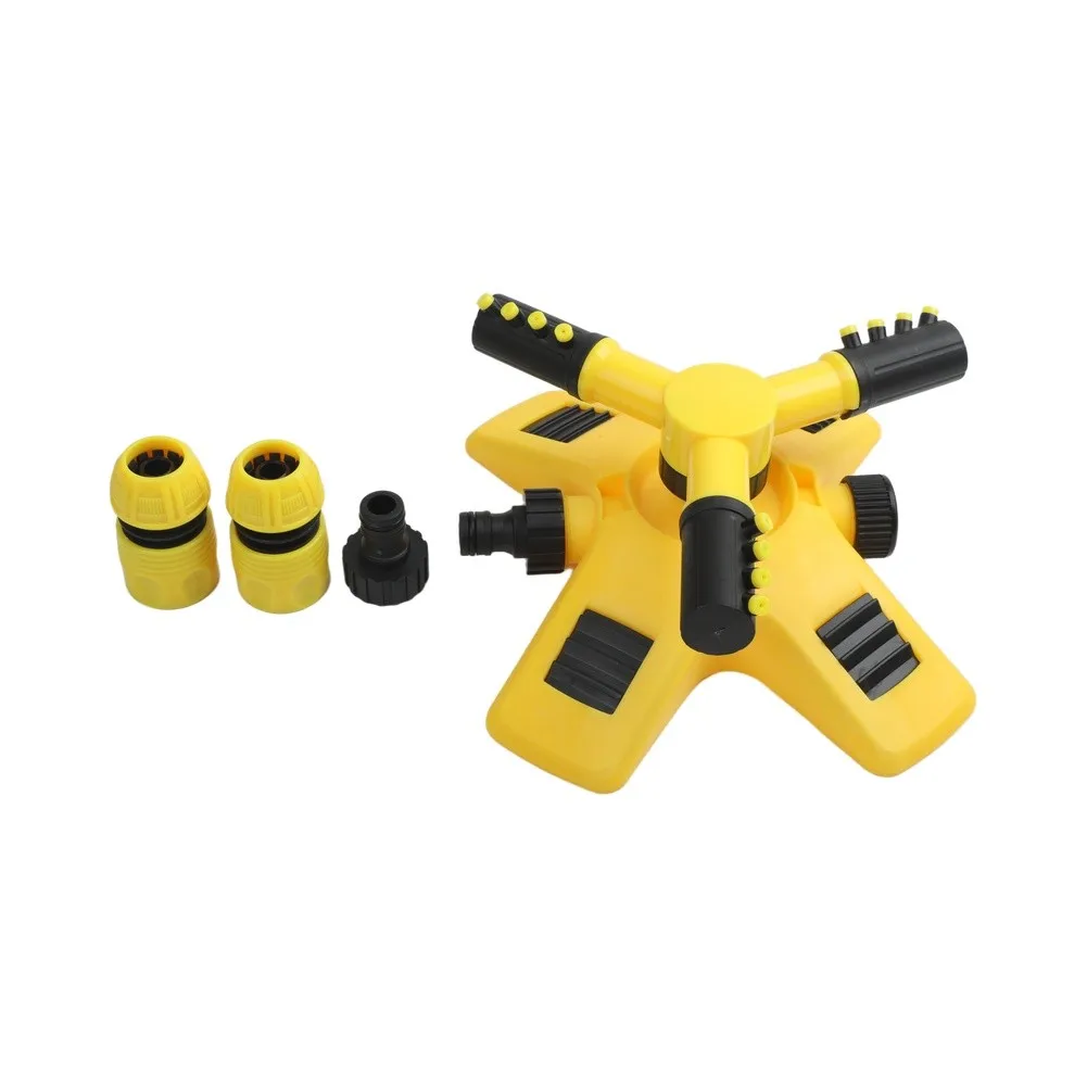 Watering Sprinkler 360 Degree Sprinkler 360-degree Coverage Two Watering Modes Easy Setup Robust Construction Outdoor Durability