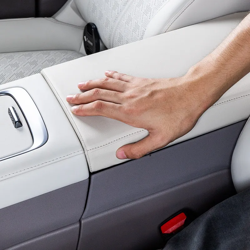 

For ZEEKR 7X 2026 Car Central Armrest Protection Gear Leather Pad Central Control Armrest Box Cover Scratch Resistant Accessorie