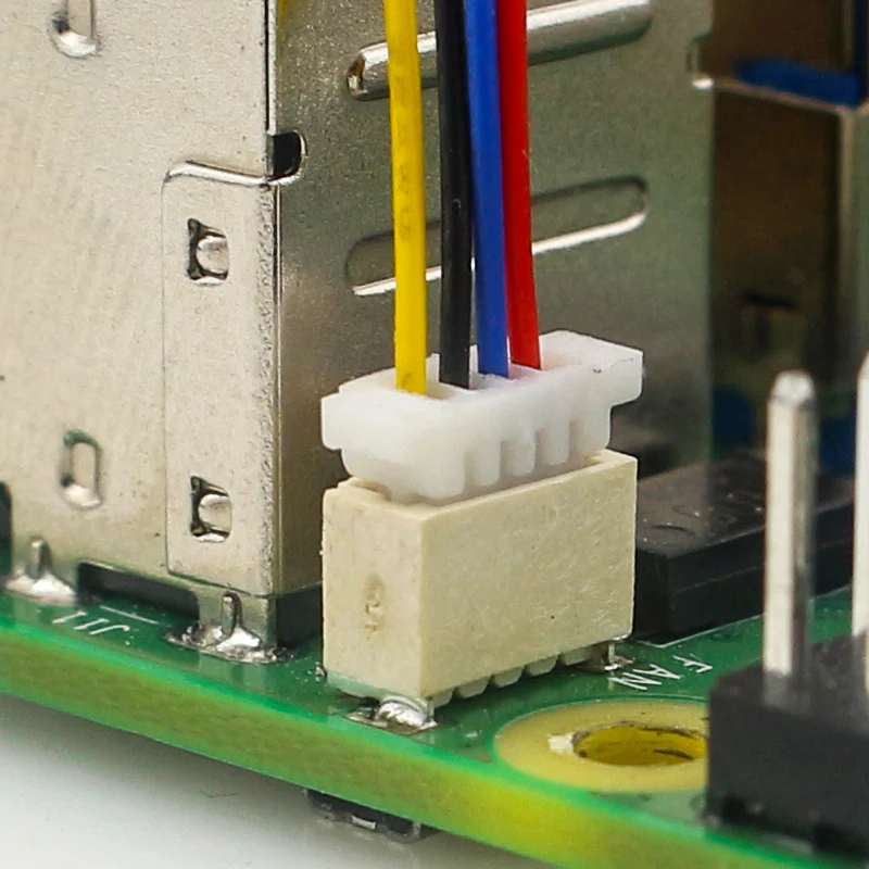 5V Cooling Fan JST Interface PWM Speed Adjustable CPU Cooling Radiator For RaspberryPi 5 4G 8G Optional LED