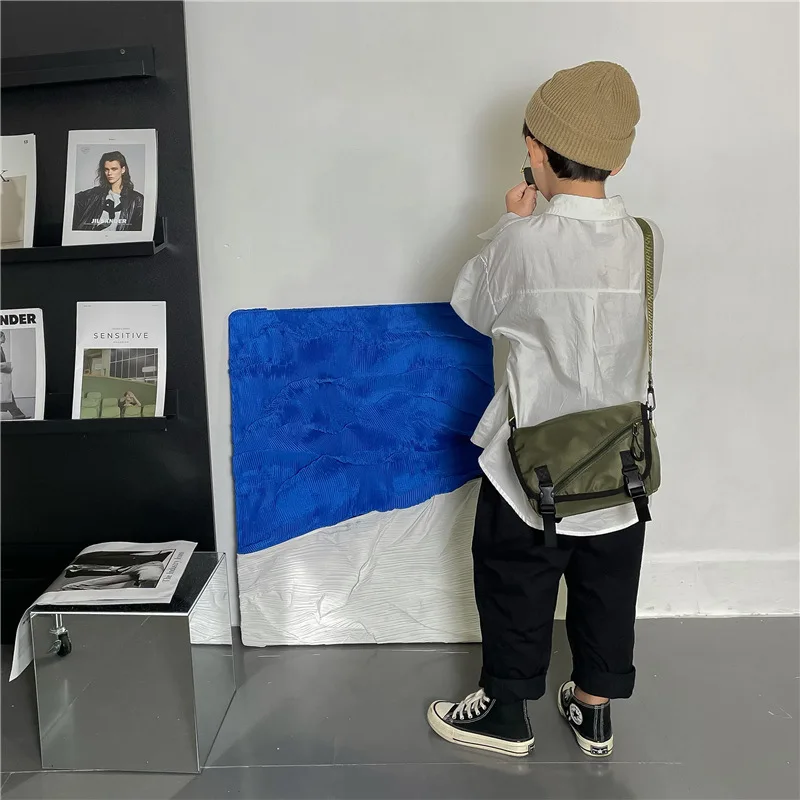 Children Messenger Bag Workwear Bag Men Lightweight Nylon Mother Kids Bags for Boy Solid  Travel Bag Mochila Niña 가방 شنط حقائب