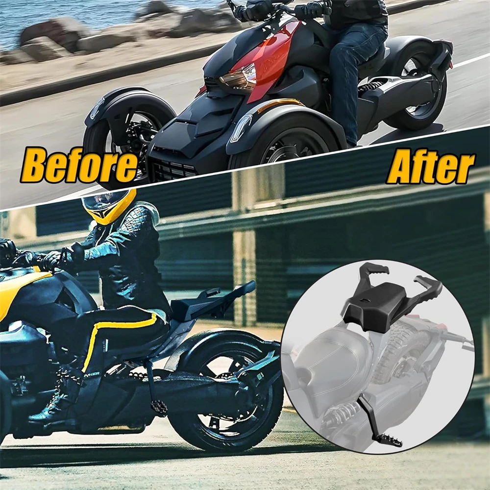 For Can-Am Ryker 600 900 Sport Rally Edition All Models Passenger Grap Handles Seat and Foot Pegs MAX Mount 219400800 Required - Image 6