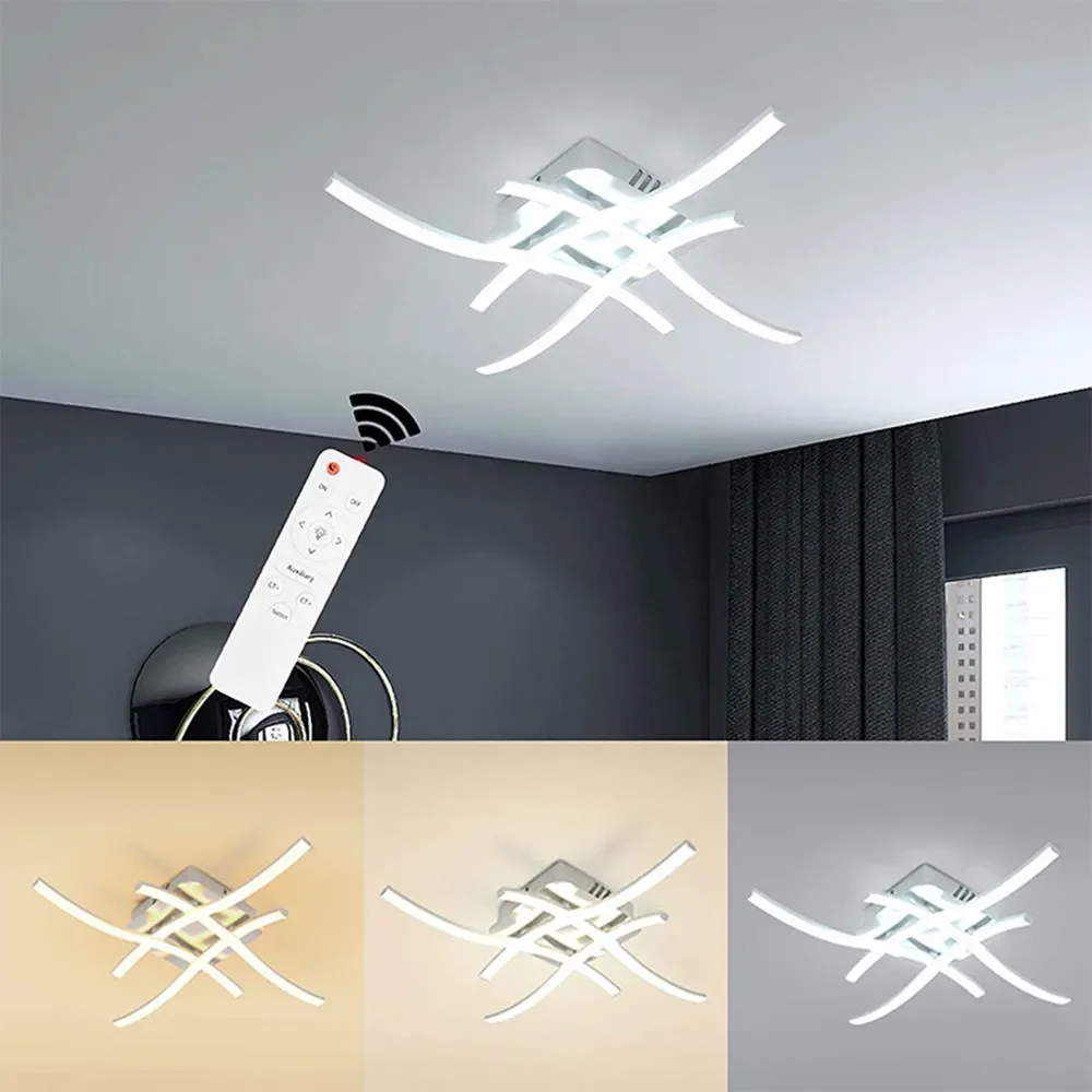 

Modern Led Ceiling Lights 24W Dimmable Ceiling Lamp AC 85-265V Nordic Creative Ceiling Chandelier Indoor Lighting